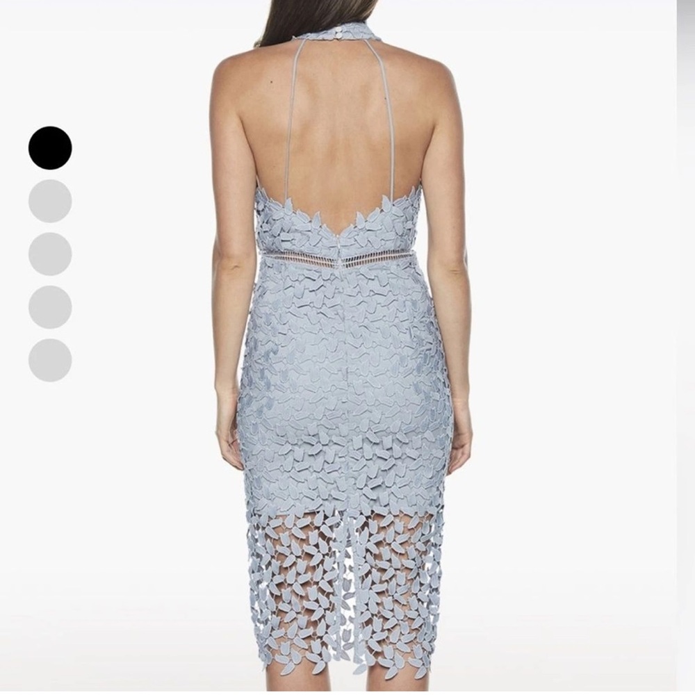 Revolve Bardot Gemma Brand Halter Midi Dress - Picture 2 of 11